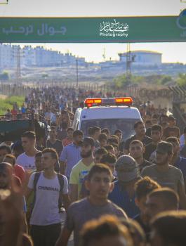 مسيرات العودة في غزة 