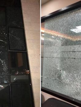 اطلاق النار على مقر ملتقى رجال الاعمال في نابلس 