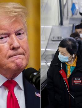 ترامب وفيروس كورونا 