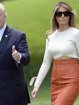 ميلانيا وترامب 