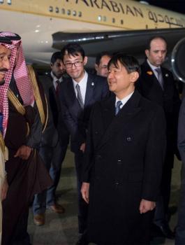 العاهل السعودي في اليابان 