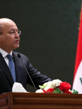 الرئيس العراقي يزور قطر 