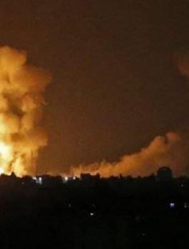 قصف اسرائيلي على غزة 