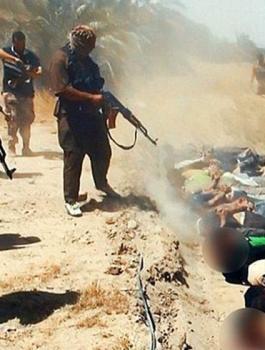 مقبرة جماعية في الرقة السورية 