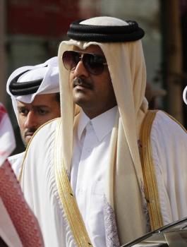 اول زيارة خارجية لامير قطر 