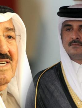 امير الكويت وقطر 