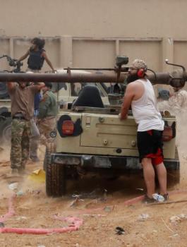 حفتر واسقاط طائرة تركية في ليبيا 