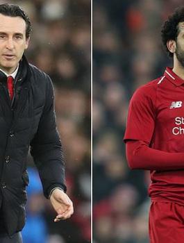 مدرب ارسنال ومحمد صلاح 