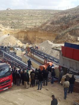 وفاة عامل داخل كسارة شرق بيت لحم 