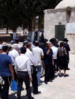 اقتحام المستوطنين للمسجد الأقصى المبارك 