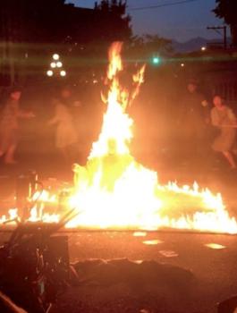 لبناني يحرق نفسه 