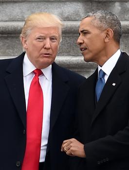 اوباما وترامب 