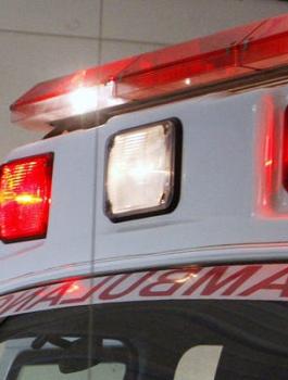 لشرطة تضبط مركبة اسعاف في رام الله 