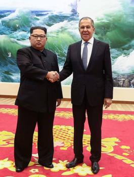 الزعيم الكوري الشمالي وبوتين 