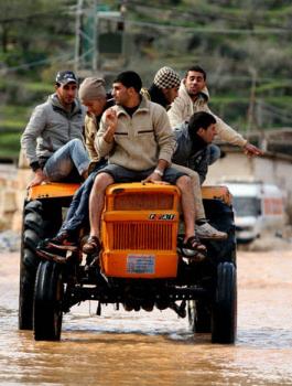 الامطار في فلسطين 