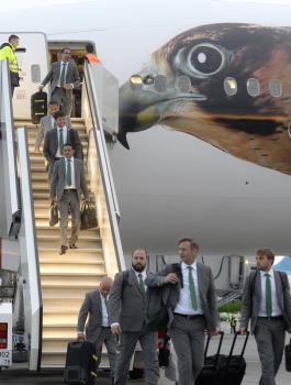 برنامج زيارة المنتخب السعودي الى فلسطين 