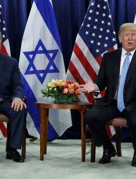 ترامب  والانتخابات في اسرائيل 