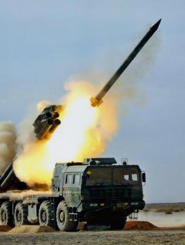 راجمات صواريخ جنوب سوريا 