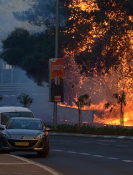 حرائق في اسرائيل 