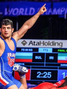 توقيف مصارع إيراني عن اللعب 6 أشهر لرفضة منازلة إسرائيلي