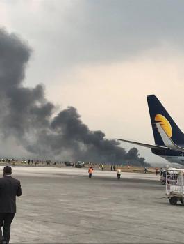 تحطم طائرة ركاب بنغلادشية أثناء هبوطها في نيبال