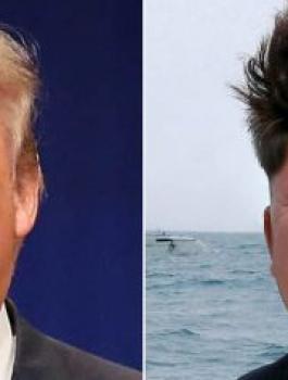 الزعيم الكوري الشمالي وترامب