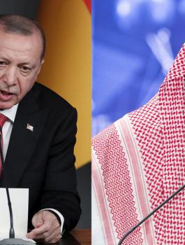 اردوغان وبن سلمان 