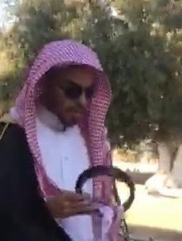 المطبع السعودي الذي طرد من االأقصى 