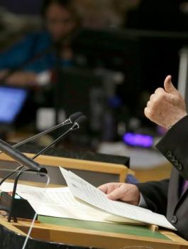 خطاب عباس في الامم المتحدة واسرائيل 