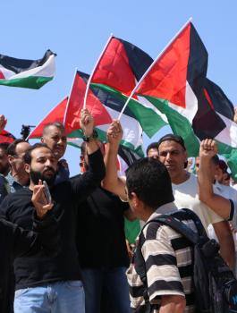 مسيرة في الخان الاحمر 