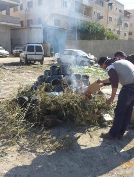 اتلاف مخدرات في جنين 