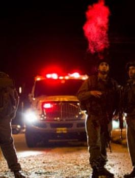 اطلاق النار على شاب فلسطيني على حاجز حوارة 