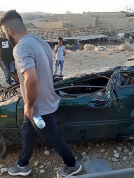 ممصرع شابين في حادث سير قرب العيزرية 