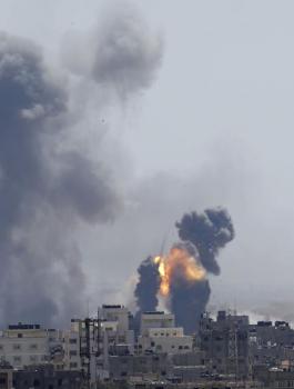القصف الإسرائيلي على غزة