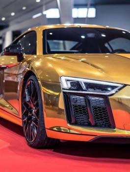صور اودي ذهبية