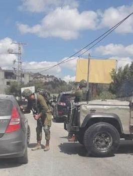 حواجز اسرائيلية في جنين 