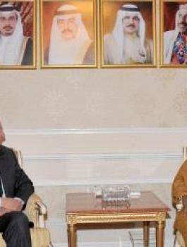 عزام الاحمد ورئيس مجلس النواب البحريني 