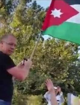اعتقال ناشط رفع العلم الاردني في القدس 