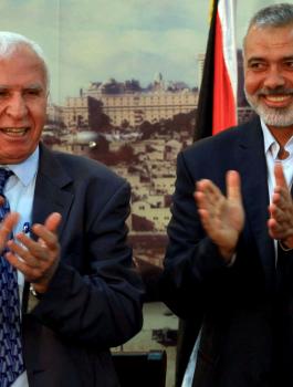 عزام الاحمد واسماعيل هنية 