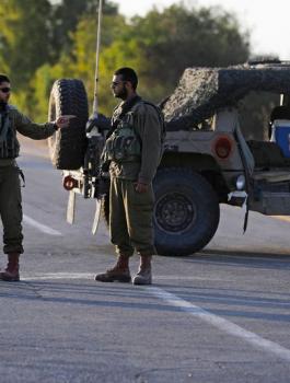 السياج بين قطاع غزة واسرائيل 