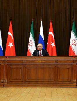 بوتين روحاني اردوغان 