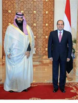 طائرات حربية مصرية ترافق طائرة ولي العهد السعودي