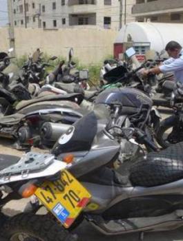 ضبط دراجات نارية بجنين 