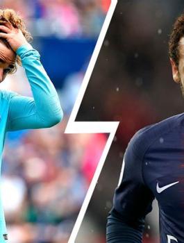 نيمار وغريزمان وبرشلونة 