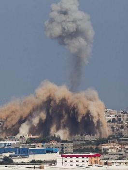 تفجير عبوة ناسفة بدورية اسرائيلية على  حدود غزة 