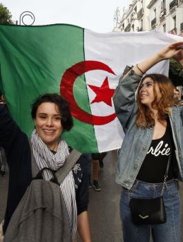 التظاهرات في الجزائر 