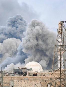 قصف مخيم اليرموك 