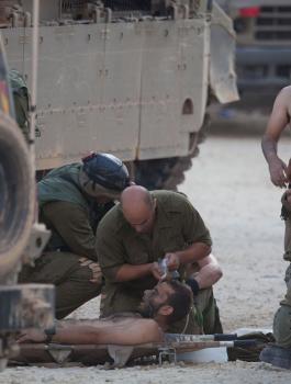 اصابة جندي اسرائيلي على حدود غزة