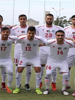 منتخب فلسطين الاولمبي والجزائر 