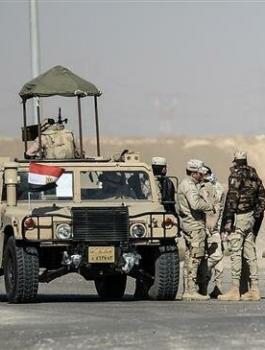 الجيش المصري والمسلحين  في سيناء  